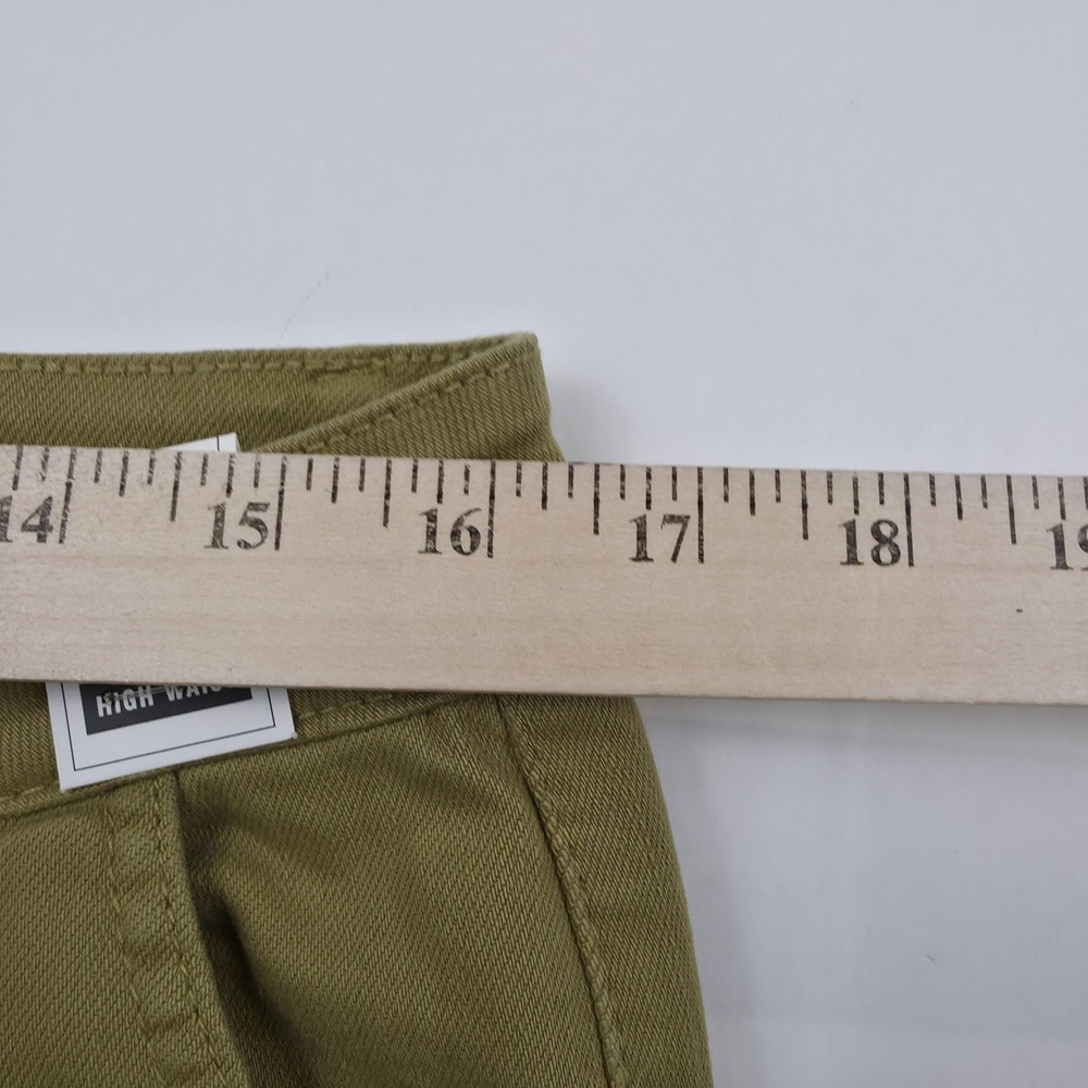 Judy Blue Pants Womens 13/31 Matcha Green High Waist Cargo‎ Straight Leg Stretch - Picture 11 of 13